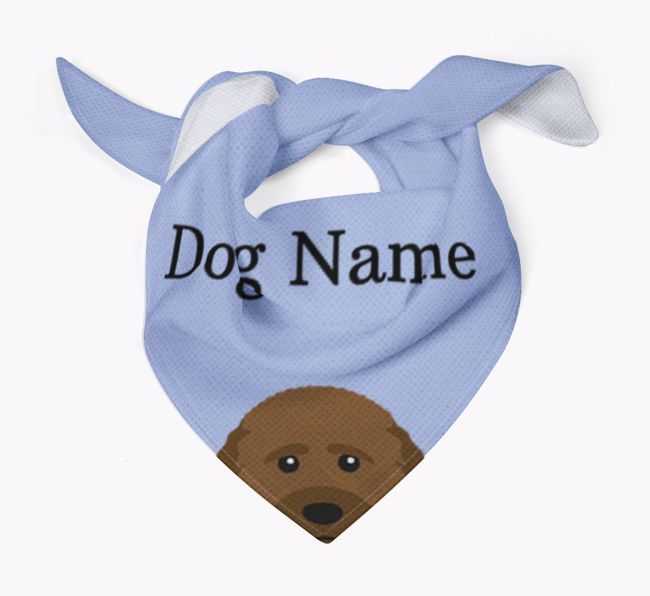 Personalized Dog Bandana with Peeking Yappicons for {dogsName}